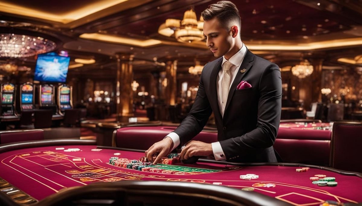 yx777 ကာစီနို Live Dealer Baccarat Table Myanmar
